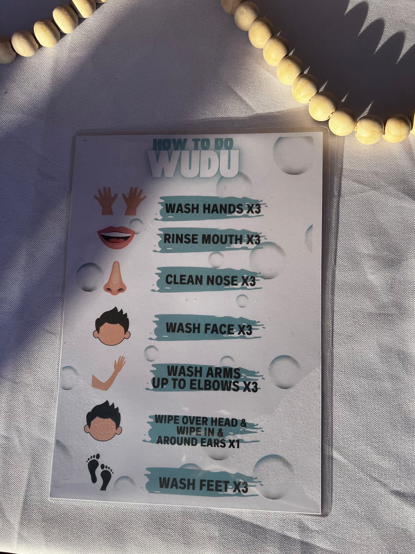 Wudu charts