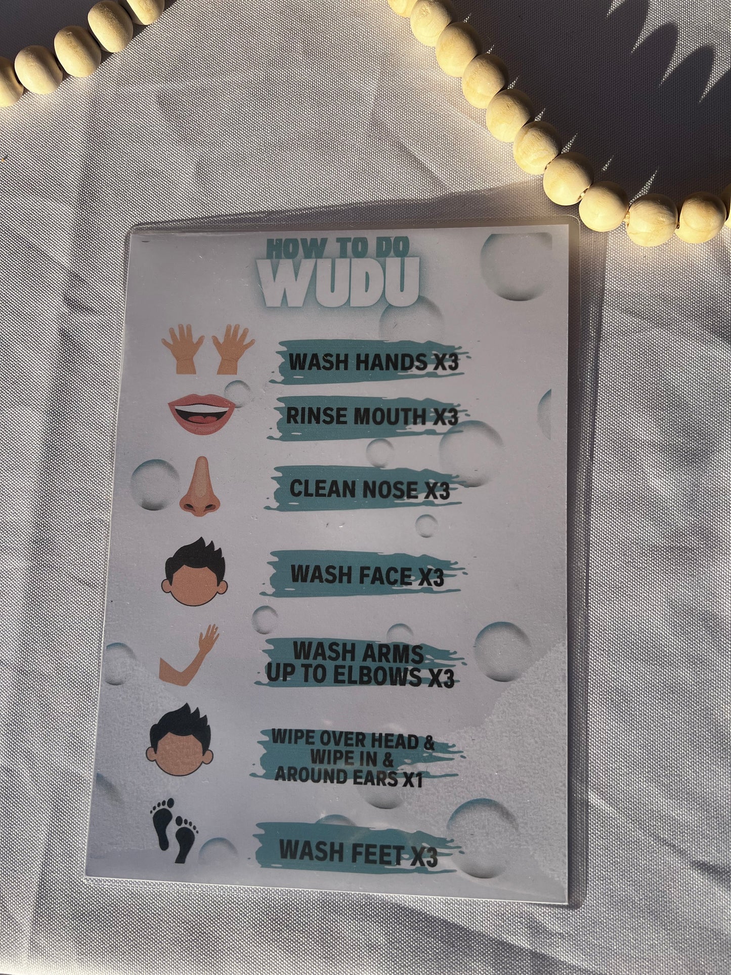 Wudu charts