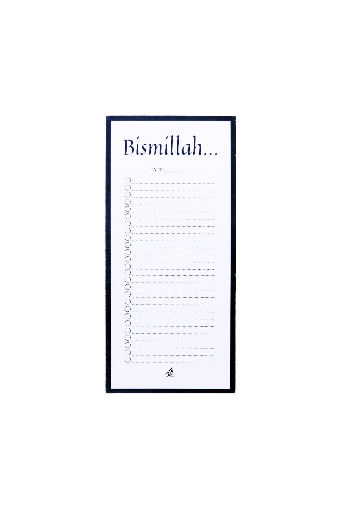 Bismillah To Do Lists